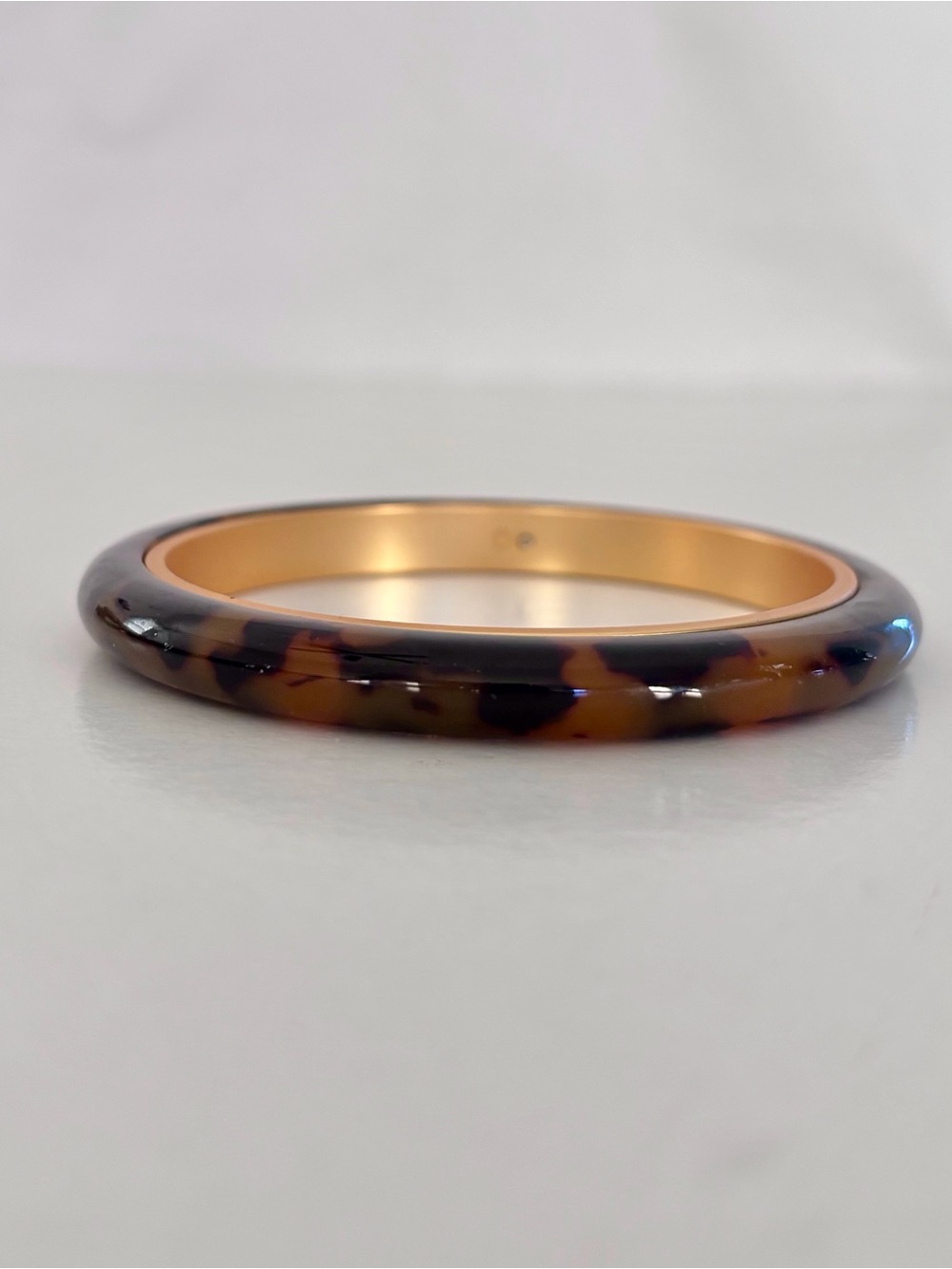 NWOT Julie Vos Madison Tortoiseshell Statement Bangle